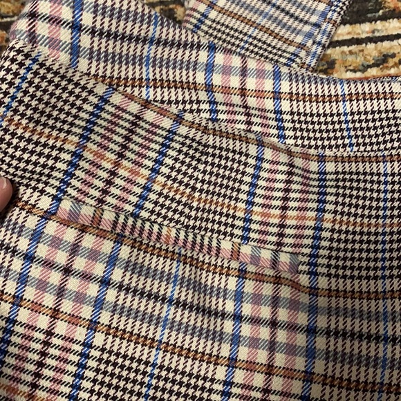 Anthropologie malcom plaid tapered pant w/cuff - Picture 7 of 9